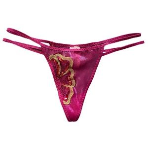 NWT victoria secret y2k embroidered sequin g string thong panty